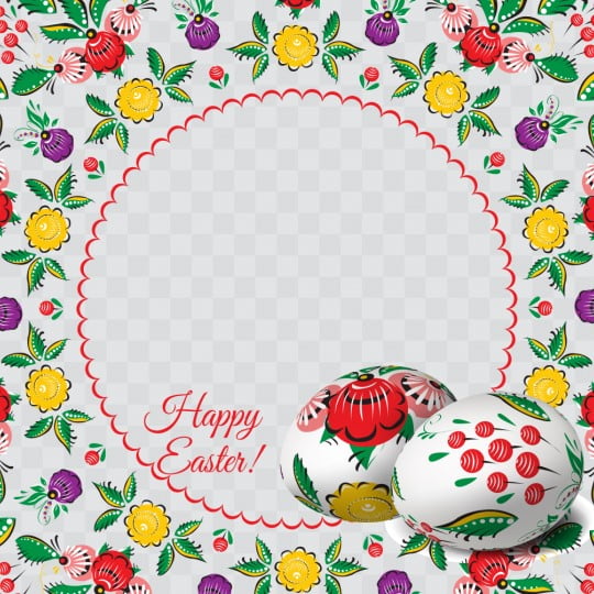 Easter Eggs frame