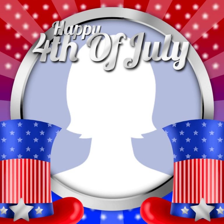 4th July Happy Independence Profile Picture Frame 2022