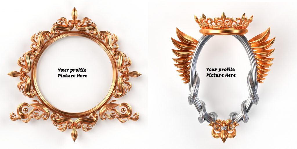 Vintage Profile Picture Frame Try it now