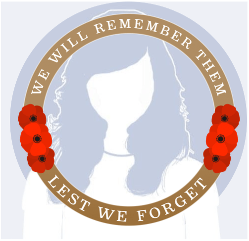 Remembrance day poppy Profile Picture Frame 2021 - Youshouldlisten.com