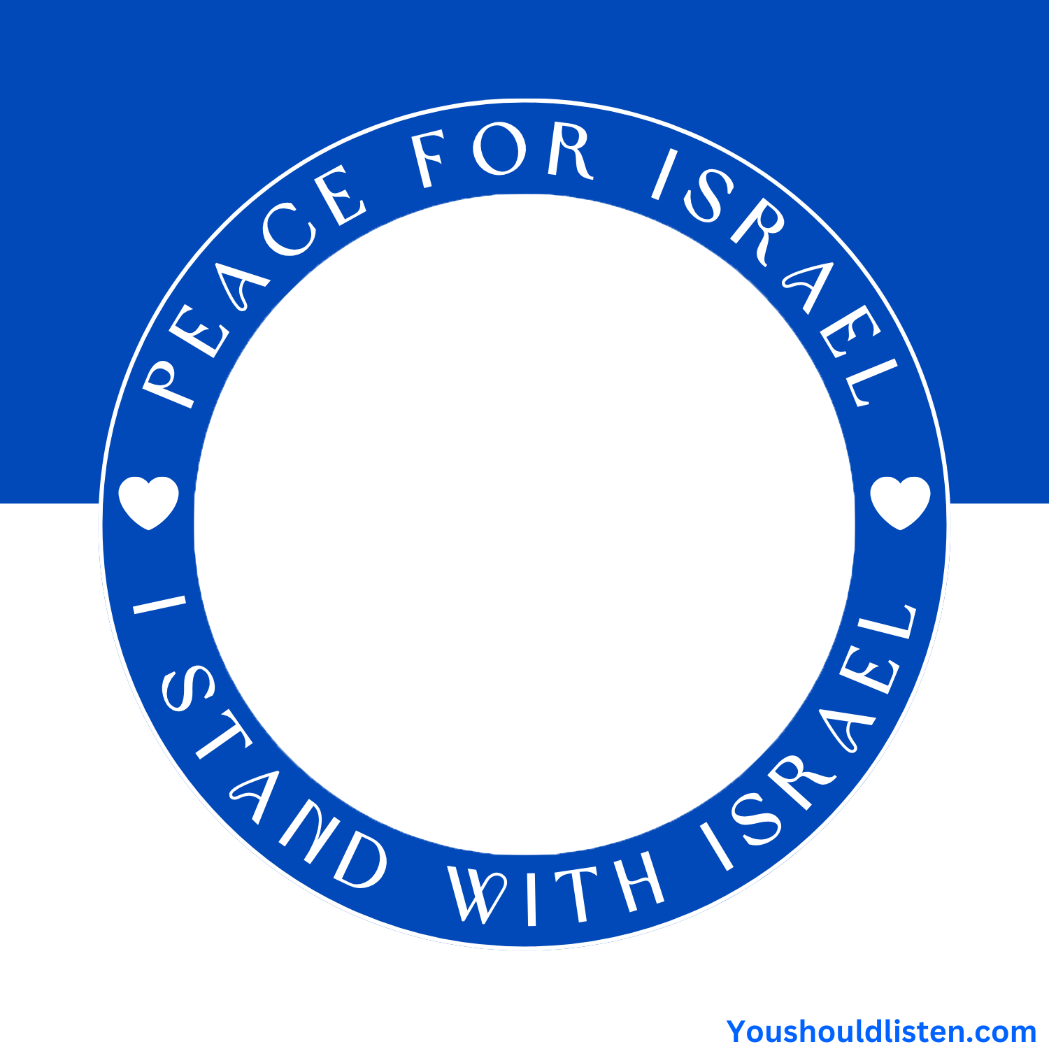 Israel Profile Picture Frame : I Stand With Israel Frame ...