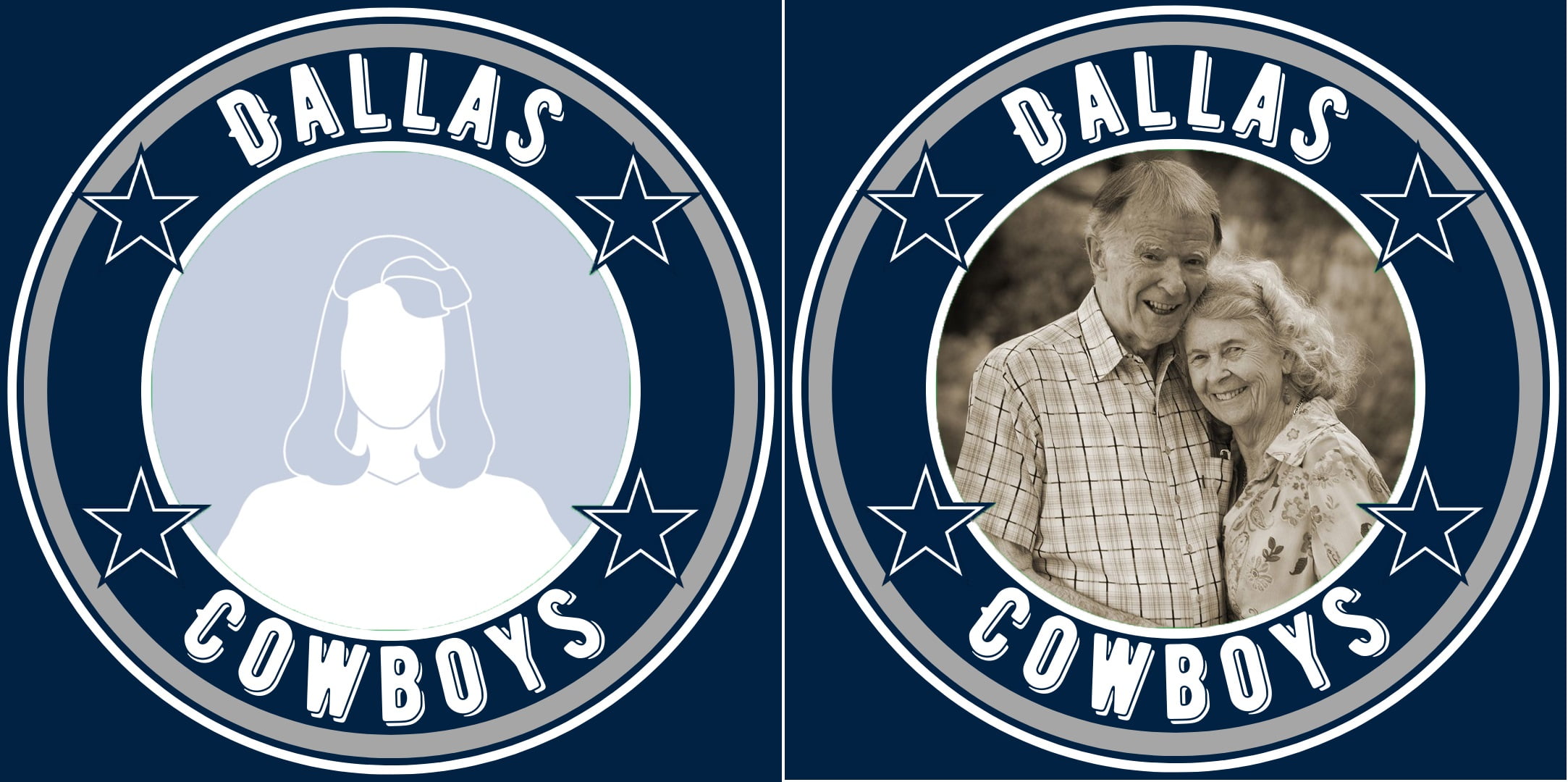 Dallas Cowboys profile frame